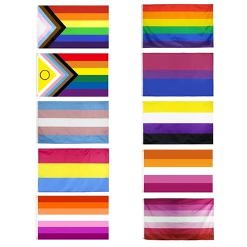90x150 см радужный флаг гей-парада, домашний декор, баннеры с флагами для гей-парадов