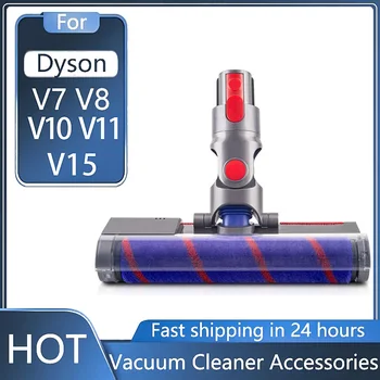 Мягкая Роликовая Головка для Подметальной машины Dyson V7 V8 V10 V11 SV12 V15 Беспроводные Моторизованные Пылесосы С Насадкой Для Щетки для пола