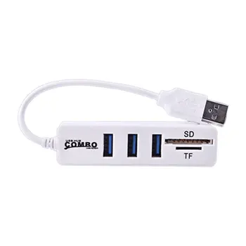 Mini USB Hub 2,0 Мульти USB 2,0 Концентратор USB Разветвитель 3 Порта Концентратор С TF SD Кард-ридером 6 Портов 2,0 Адаптер Hab Для Аксессуаров ПК