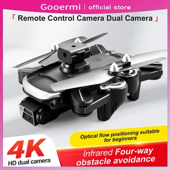 Дроны S97 с двумя Камерами 4K HD, Автоматическое Обхождение препятствий, Автоматический Возврат Фото Жеста рукой