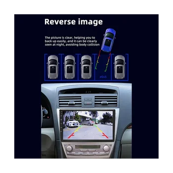 1 DIN Автомобильный Радиоприемник с сенсорным экраном 10,1 Дюймов Регулируемая 8-ядерная GPS-навигация Android 10 Автомобильный стереоприемник