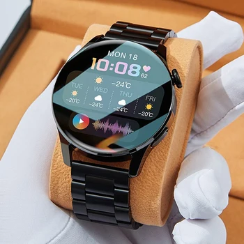 для Телефона Xiaomi Huawei Android ECG Смарт-Часы Мужские Android 2022 Bluetooth Call Smartwatch Кровяное Давление Частота Сердечных Сокращений Мужские Фитнес