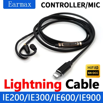 Монокристаллический медный кабель высокой чистоты Для наушников Sennheiser IE900 IE300 IE200 IE600, сменный кабель Apple-IE900
