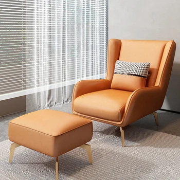 Дизайнерские стулья для гостиной, современный диван, Спальня, Скандинавское Ленивое кресло для отдыха, Дизайнерское кресло с откидной спинкой, Салон Fauteuil, мебель для патио