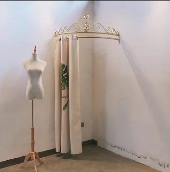 Высококачественная примерочная шторка syj для женской одежды в магазинах одежды, U-образная