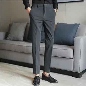 2022 Новый модный тренд Мужской костюм для гольфа Брюки Большого Размера Мужские облегающие брюки Формальные брюки pantalon de vestir para hombres