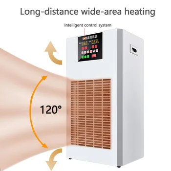 6000 Вт Электрический нагреватель Промышленный тепловентилятор промышленное электрическое отопление Портативный бытовой электрический воздухонагреватель