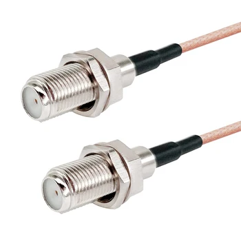 Разъемная розетка F-типа для радиочастотного коаксиального кабеля F-Female RG179 75 Ом