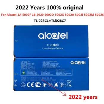 2022 Новый 3000 мАч TLi028C1 TLi028C7 Оригинальный Аккумулятор Для Alcatel 1A 5002F 1B 2020 5002D 5002X 5002A 5002I 5002M 5002S Аккумуляторы