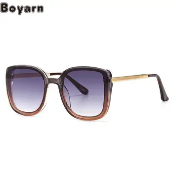 Boyarn Eyewear Chicheng Oculos Новые современные квадратные солнцезащитные очки в стиле ретро Ins Wind Street Солнцезащитные очки крупного бренда