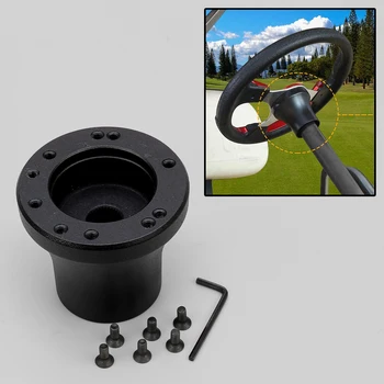 Адаптер ступицы рулевого колеса гольф-кара Подходит для клубного автомобиля DS матово-черный