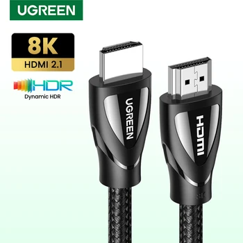 UGREEN 8K HDMI-совместимый кабель для Xbox серии 2.1 Кабель 8K/60Hz 4K/120Hz для Xiaomi Mi Box PS5 HDR10 + 48 Гбит/с, совместимый с HDMI