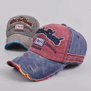 Весенне-летняя модная винтажная бейсболка, повседневные кепки с вышивкой из промытого хлопка, мужская и женская модная шапка Унисекс gorras