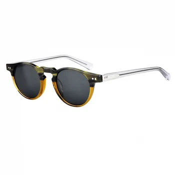 Модные поляризованные солнцезащитные очки для мужчин и женщин, Винтажные овальные солнцезащитные очки с защитой от ультрафиолета, зеркальные линзы, вождение автомобиля, зрелище на открытом воздухе