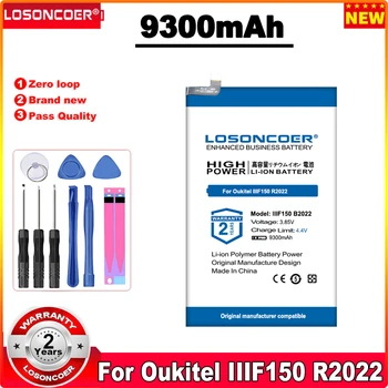 LOSONCOER Батарея Емкостью 9300 мАч Для Oukitel F150 B2021 Для Мобильного телефона Oukitel IIIF150 R2022 R2022