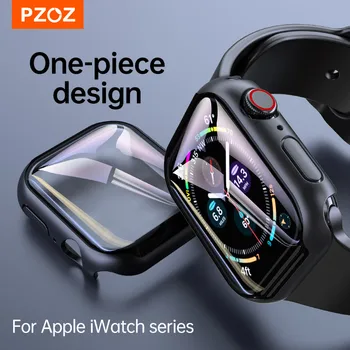 Чехол PZOZ Для Apple Watch 40 мм 41 мм 44 мм 45 мм 49 мм Для iWatch Серии Ultra 8 7 SE 6 5 4 Защитный Чехол для экрана