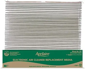 501 Сменный фильтр для бытового воздухоочистителя AprilAire 5000 - Эквивалент MERV 15, воздушный фильтр 16x25x6 (упаковка из 2 штук)