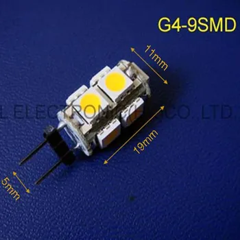 Высокое качество DC12V G4 светодиодные лампы, G4 led хрустальная лампа, 12Vdc led G4 люстра Заменить галогенную лампу G4 Бесплатная доставка 20 шт./лот