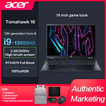 Новый Игровой ноутбук Acer Marauders16 Intel i9-13900HX RTX4070/RTX4080 для киберспорта с 16-дюймовым экраном 2.5K 165Hz IPS, игровой ноутбук