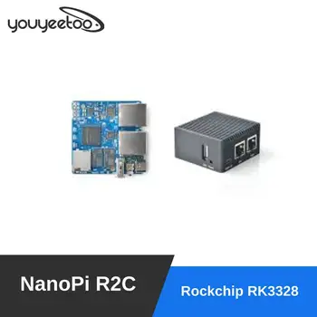 FriendlyELEC NanoPi R2C Мини-маршрутизатор Rockchip RK3328 1 ГБ оперативной памяти DDR4 С двойным гигабитным портом Ethernet С новым чипом Ethernet