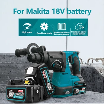 BL1850B для Makita 18V аккумулятор 6000 мАч Аккумулятор для электроинструмента Makita BL1830 BL1850 BL1860 LXT400 аккумуляторная батарея DC18RC