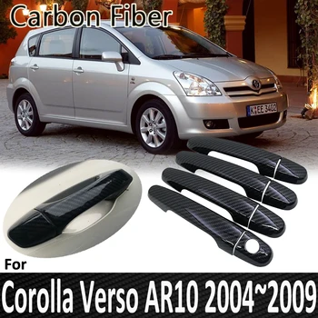 Popfor Toyota Corolla Verso AR10 2004 ~ 2009 2005 2006 2007 2008 Хромированная Дверная Ручка Для Ремонта Автомобильных Аксессуаров