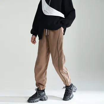 Zhongchuang Rizhen 2023, зимняя одежда, новая лента, цветная дуга столкновения, дизайнерские повседневные брюки-дужки, женские плюс бархатные брюки