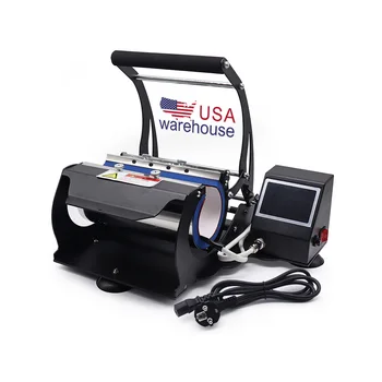 Машина для термической печати сублимационной печатной машины с логотипом цвета склада США на заказ 20 унций, цена на стакан, кружка