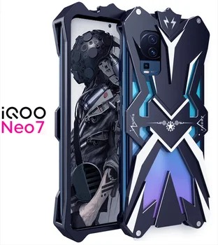 Новая металлическая стальная техника Thor Сверхмощная броня Алюминиевый мобильный телефон для Vivo Iqoo Neo7 Neo 7 чехол