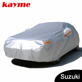 Kayme Водонепроницаемые полные автомобильные чехлы защита от солнца, пыли и дождя, автомобильный чехол для Suzuki Grand vitara swift sx4 jimny samural