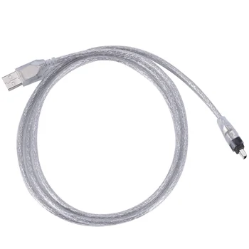 1,5 М USB-адаптер IEEE 1394 с 4-контактным кабелем Firewire DV-адаптер конвертер для ПК