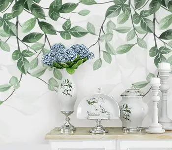 beibehang изготовленные на заказ листья тропических растений современные обои минималистичное фоновое украшение papel de parede 3D фреска настенная живопись