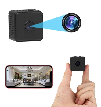 Мини-камеры, Камеры домашней безопасности, Беспроводная WiFi Смарт-камера, IP-камера удаленного просмотра, Камера Няни, P2P-камера