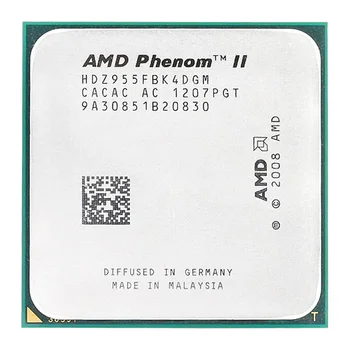 Процессор AMD Phenom II X4 955 3,2 ГГц 125 Вт Socket AM3 Настольный Четырехъядерный процессор HDZ955FBK4DGM