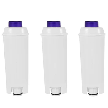 3 упаковки Фильтра для воды для кофемашины Delonghi DLSC002, Сменный фильтрующий картридж с активированным углем