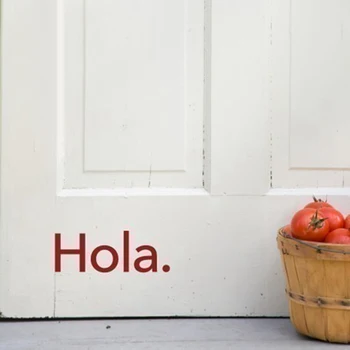 Испания домашний декор Hola - испанская виниловая настенная художественная наклейка графическая наклейка