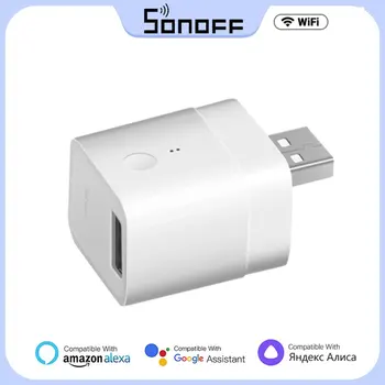 SONOFF Micro 5V USB Адаптер Wifi Розетка Smart Timing Charge Plug eWeLink App Control Работа С Alexa Google Alice Home Assistant