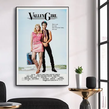 WM3250 Valley Girl Classic Movie HD Плакат из шелковой Ткани, художественный декор, картина в помещении, подарок