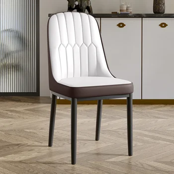 Роскошные современные стулья, металлические, свадебные, кожаные, Дизайн Туалетного столика, поддержка спинки кресла для отдыха, Уникальная мебель для Салона