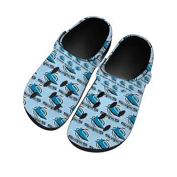 Кронулла Сазерленд Австралийский Регби Домашние сабо мужские женские молодежные сандалии для мальчиков и девочек, садовая обувь на заказ, пляжные тапочки с отверстиями