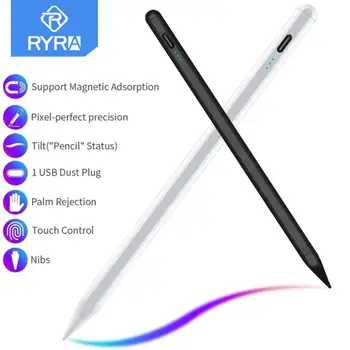 RYRA Стилус Для Apple Pencil 2 1 iPad Air Mini Аксессуары Перезаряжаемый Стилус С Магнитной Зарядкой Для iPad 7th 8th 11 Pen