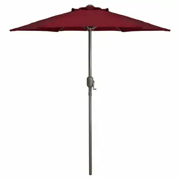 7,5 футов. Уличный зонт для патио с рукояткой для наружного пляжа и сада