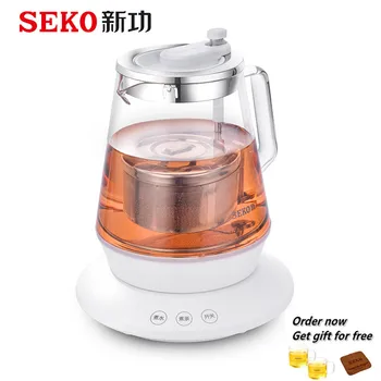 SEKO White Модель S32 Электрический чайник Стеклянная кофеварка 0,7 л 220 В