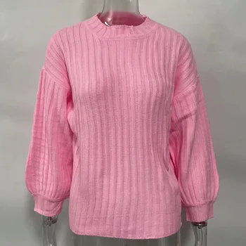 2022 Зимний Новый свитер для беременных Женский однотонный темпераментный ЧЕРНЫЙ