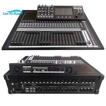 Dj Controller Pro Audio DSP Цифровой микшер, Оборудование для микширования звука с двойным эффектом, USB 48 В, Студийное оборудование для микширования DJ