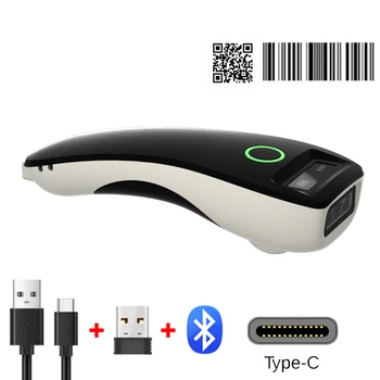 Сканер штрих-кода W6 C70 Беспроводной 1D 2D CMOS Сканер USB Bluetooth Мини Карманный QR-Ридер IOS Android Windows для мобильных Платежей