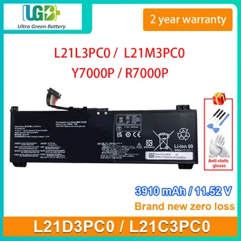 UGB Новый L21D3PC0 L21C3PC0 L21L3PC0 L21M3PC0 Аккумулятор Для ноутбука Lenovo IdeaPad Gaming 3 15IAH7 Y7000P R7000P Аккумулятор 3910 мАч