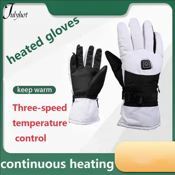 Водонепроницаемые Электрические перчатки для сноуборда, Хлопок, Грелка для рук, Велоспорт, Мотоцикл, Лыжи, Зимние перчатки на открытом воздухе