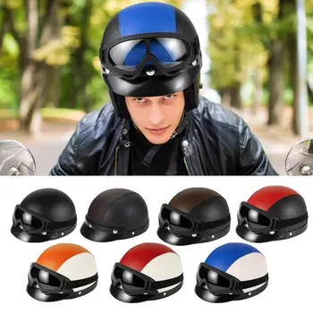 Мотоциклетные Шлемы Для Мужчин, Шлемы с Двойным Козырьком, Мотоциклетные Шлемы, Дышащие Противотуманные Непромокаемые Шлемы Hlmets