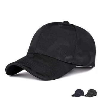 Модные Мужские солнцезащитные кепки Для спорта на открытом воздухе, Солнцезащитная быстросохнущая мужская кепка с камуфляжными листьями джунглей, бейсболка Унисекс, солнцезащитные шляпы